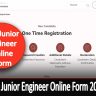 SSC Junior Engineer Online Form 2024